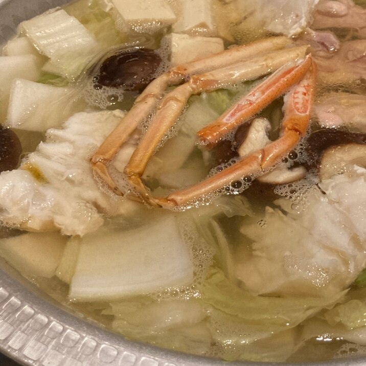 あったまるお鍋 かにすき レシピ 作り方 By Goodygoody 楽天レシピ